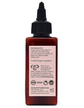 Hair Dance Dry Shampoo Powder 2oz side view with cap partially open
