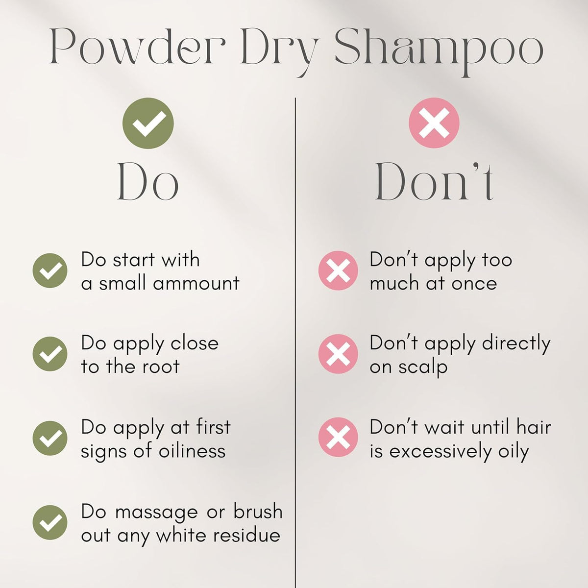 Hair Dance Dry Shampoo Powder ingredients list