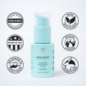 Hair Dance Dry Shampoo Powder refillable container