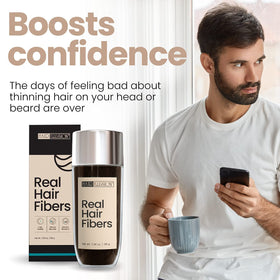 Hair Illusion Dark Brown Hair Fibers 38g bottle side view