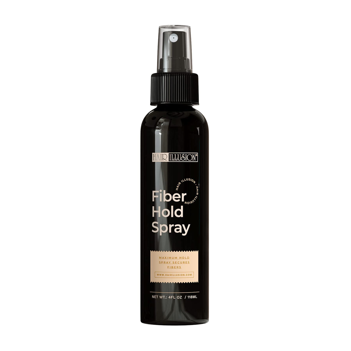 hair illusion Hair Building Fibers Black 18g application demonstration