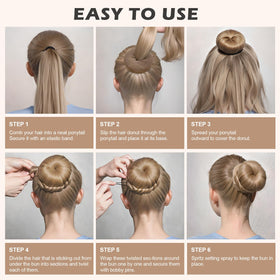 Hair pins included in Teenitor bun maker set