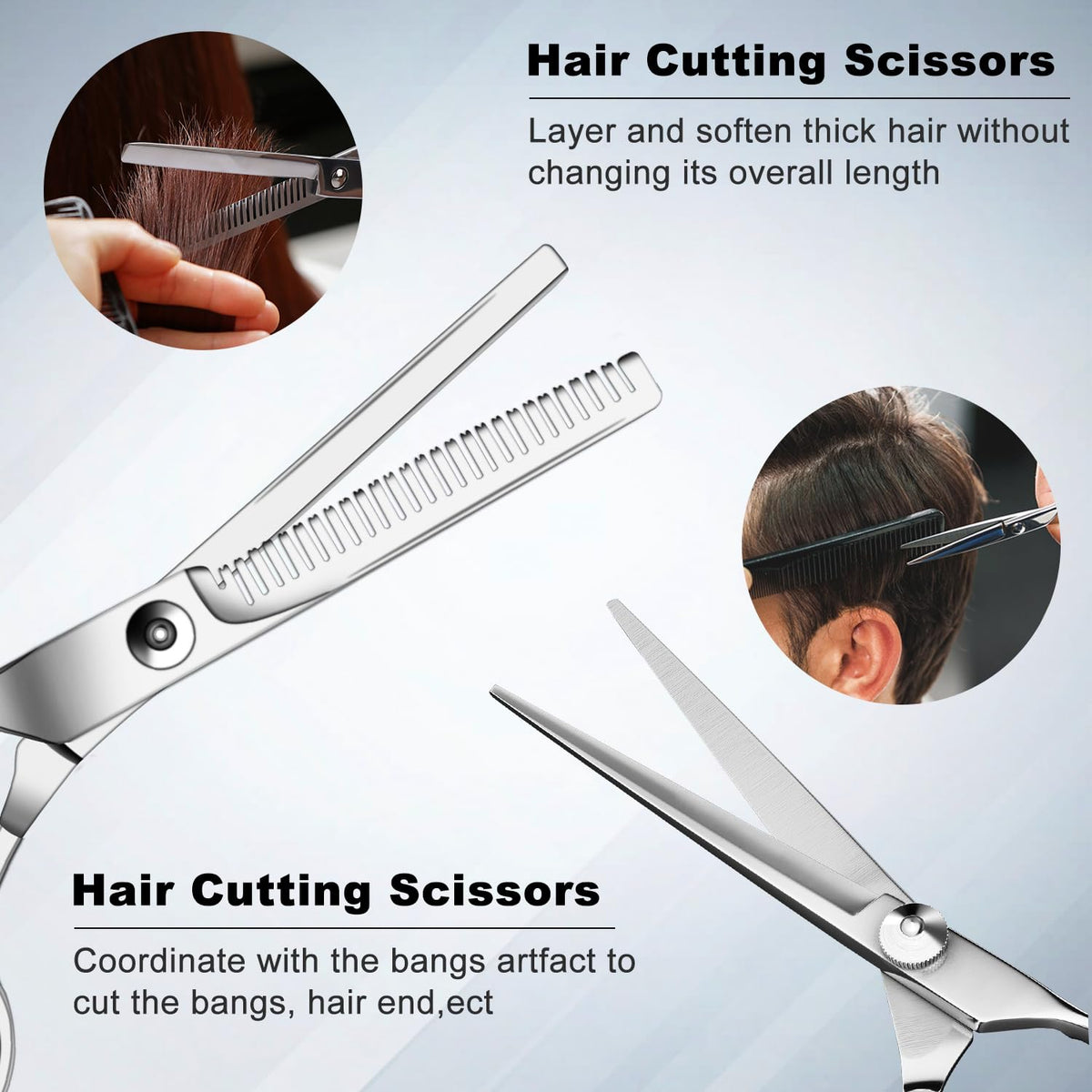 Hair razor comb included in Sirabe kit