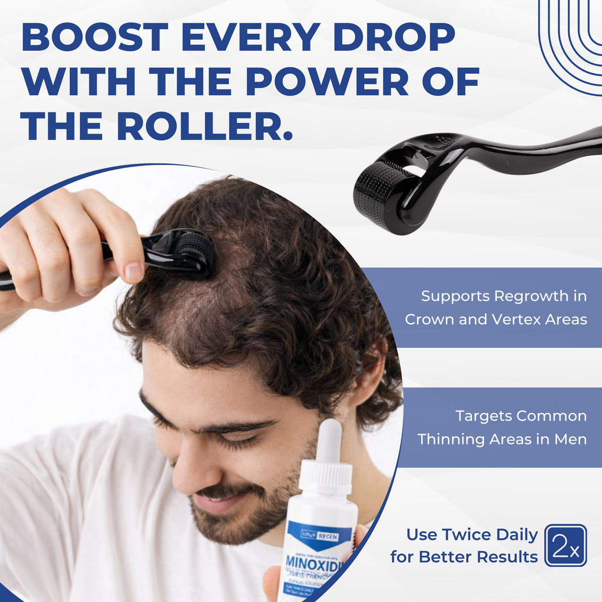 Hair Regen Minoxidil 5% six-pack display