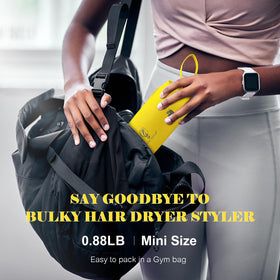 Hair Trends Dual Voltage Hair Dryer Brush side view