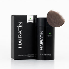 HAIRATIN Hair Building Fibers Medium Brown 118g front view