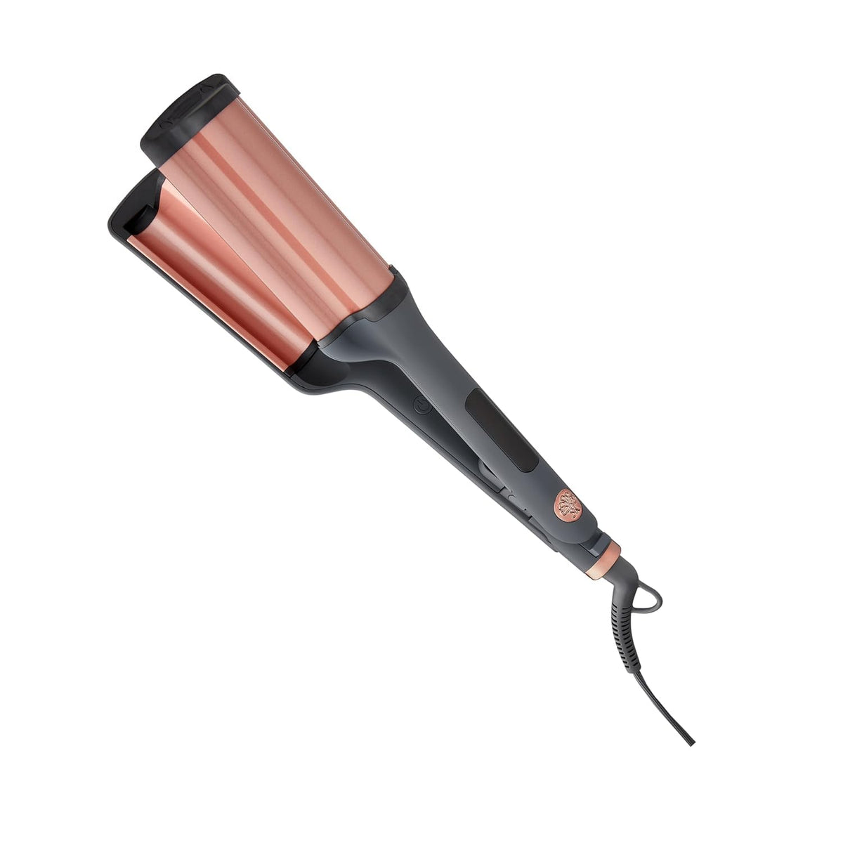 Hairitage 3 Barrel Curling Iron pink model front view