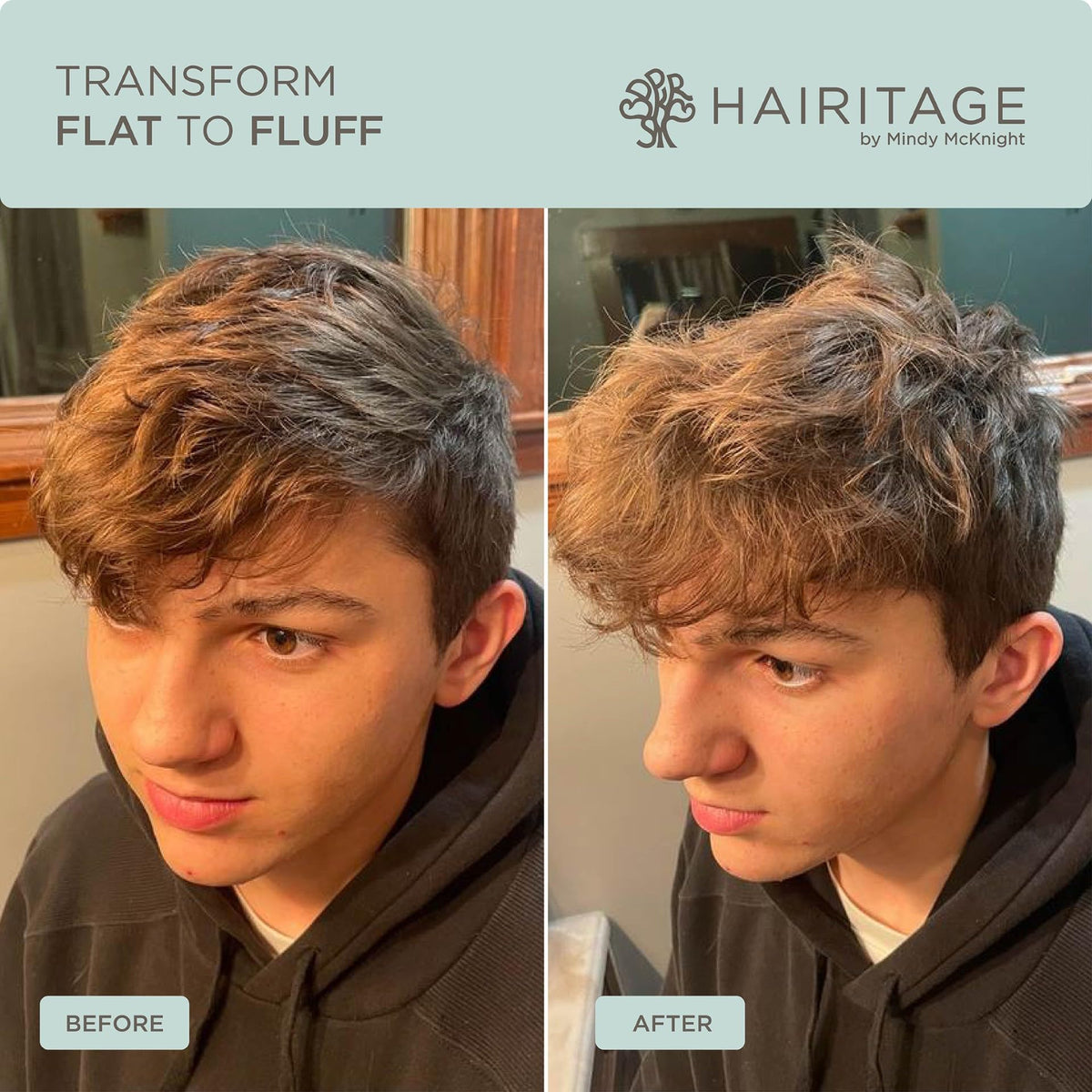 Hairitage Hair Texture Powder 40g side view