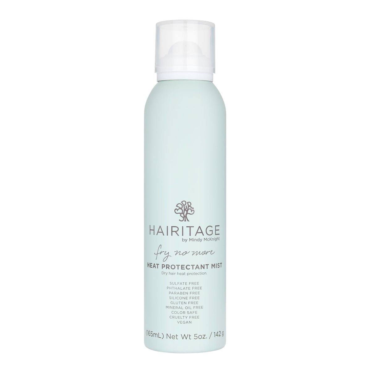 Hairitage Heat Protectant Spray 5 oz front view