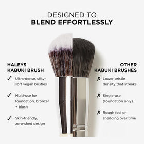 HALEYS Kabuki Brush in a lifestyle setting