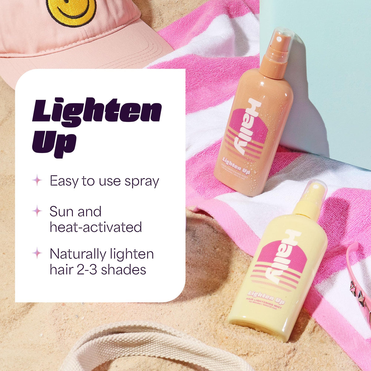 Hally Hair Lighten Up packaging side view