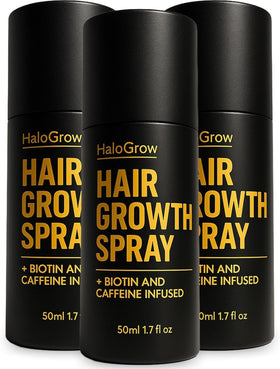 HALOGROW Hair Growth Serum Spray 3 pack front view