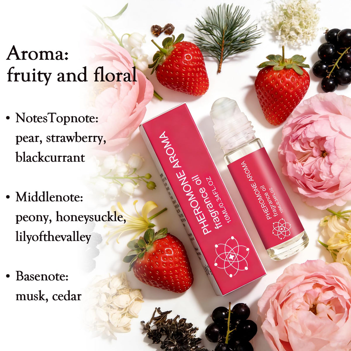 Halonly Pheromones Perfume Roll-On Oil 10mL application on wrist