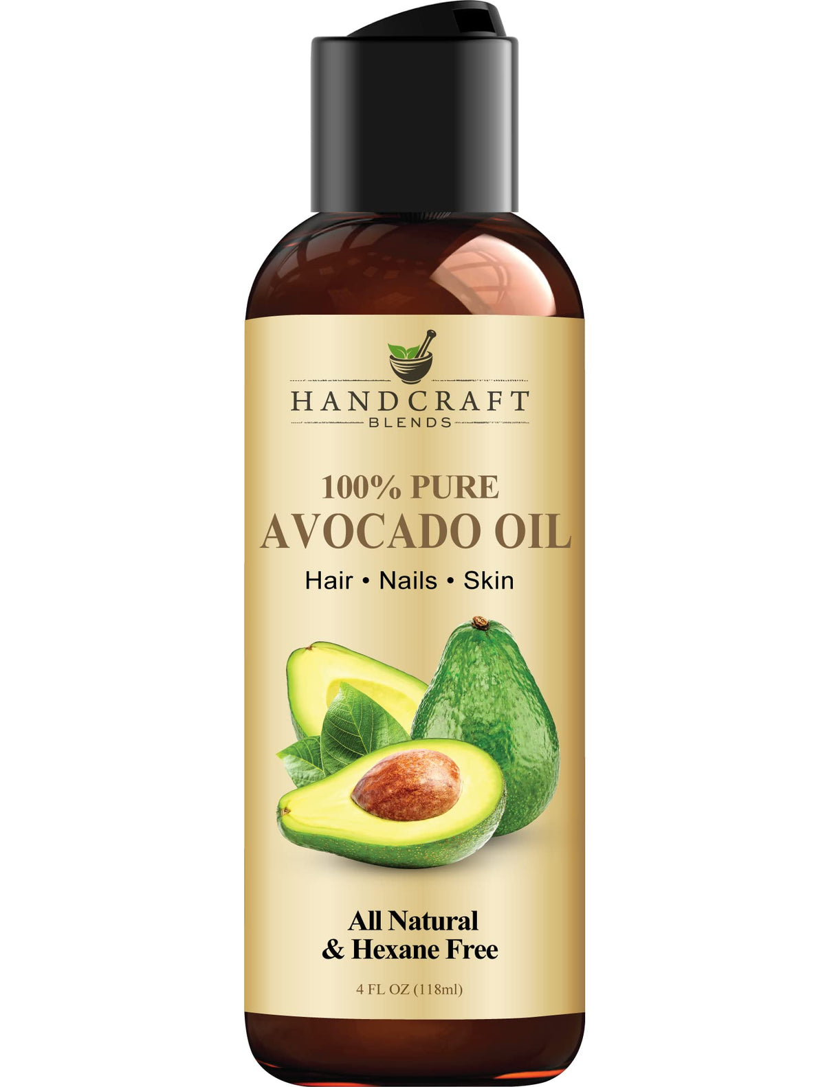 Handcraft Blends Avocado Oil 4 Fl Oz front view