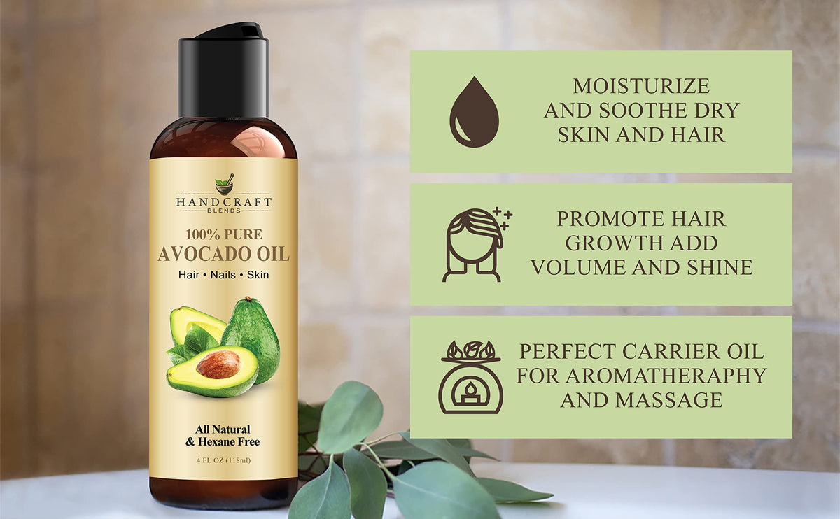 Handcraft Blends Avocado Oil in a skincare routine