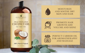 Handcraft Blends Fractionated Coconut Oil in a massage setting