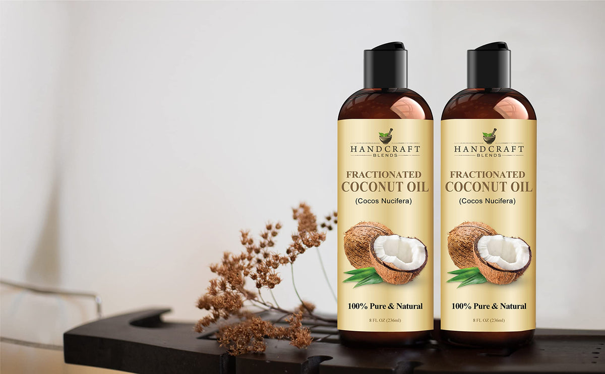 Handcraft Blends Fractionated Coconut Oil with hair care products