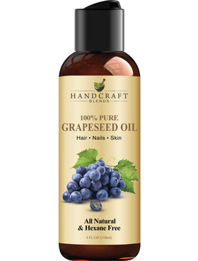 Handcraft Blends Grapeseed Oil 4 Fl Oz front view