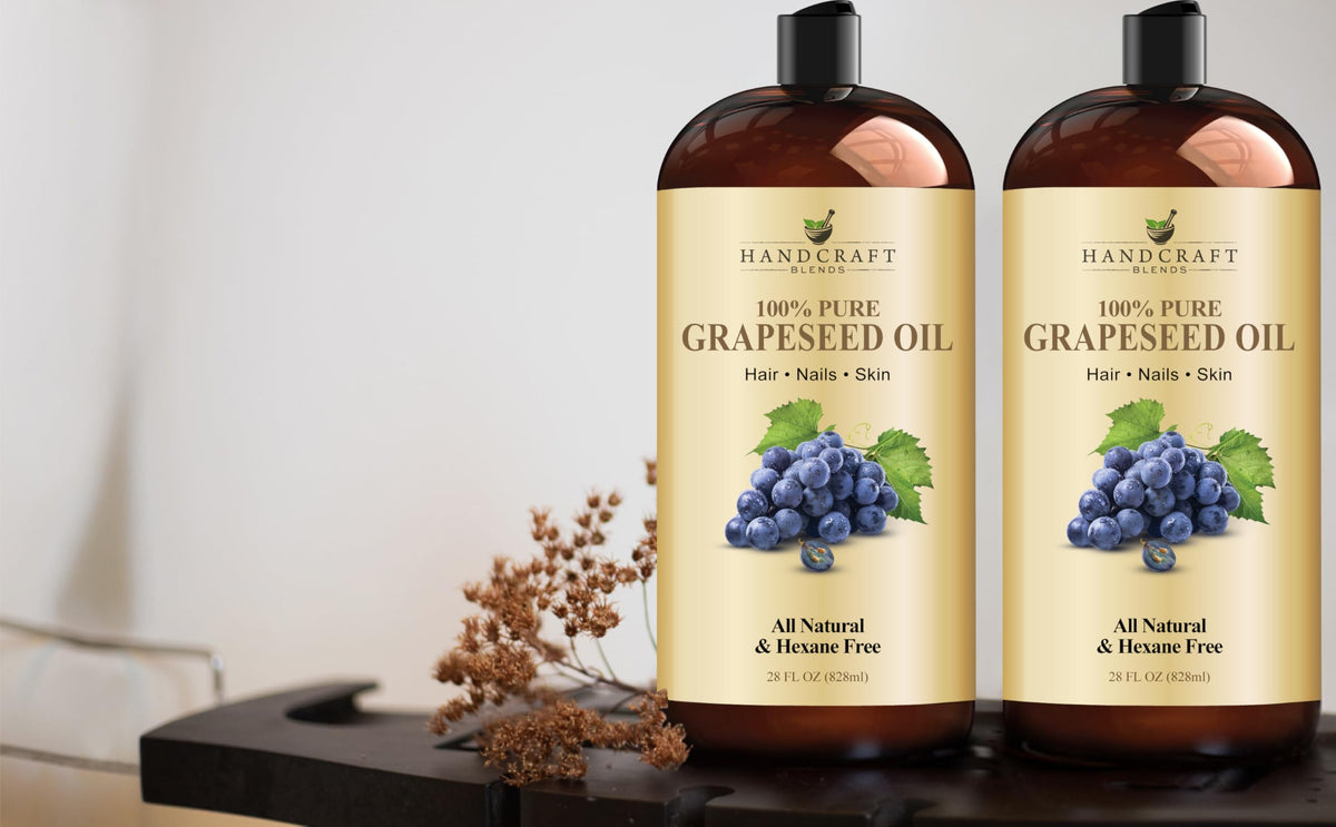 Handcraft Blends Grapeseed Oil application on skin