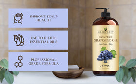 Handcraft Blends Grapeseed Oil back view