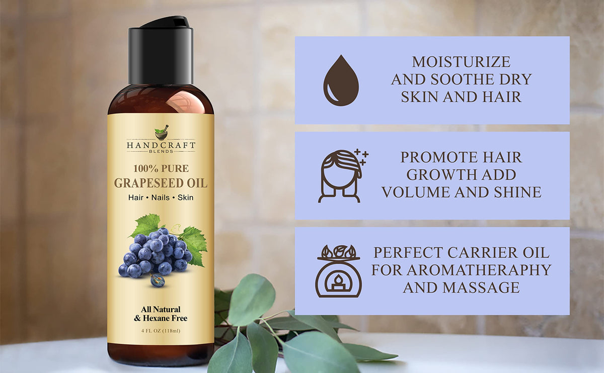 Handcraft Blends Grapeseed Oil with essential oils