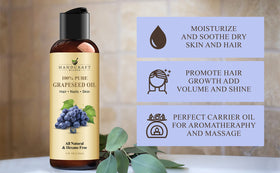 Handcraft Blends Grapeseed Oil with essential oils
