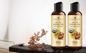 Handcraft Blends Jojoba Oil with essential oils and massage tools