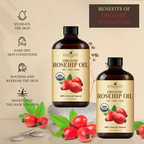Handcraft Blends Organic Rosehip Oil 4 Fl Oz ingredients list