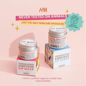 Handmade Heroes Coconut Lip Scrub with natural ingredients