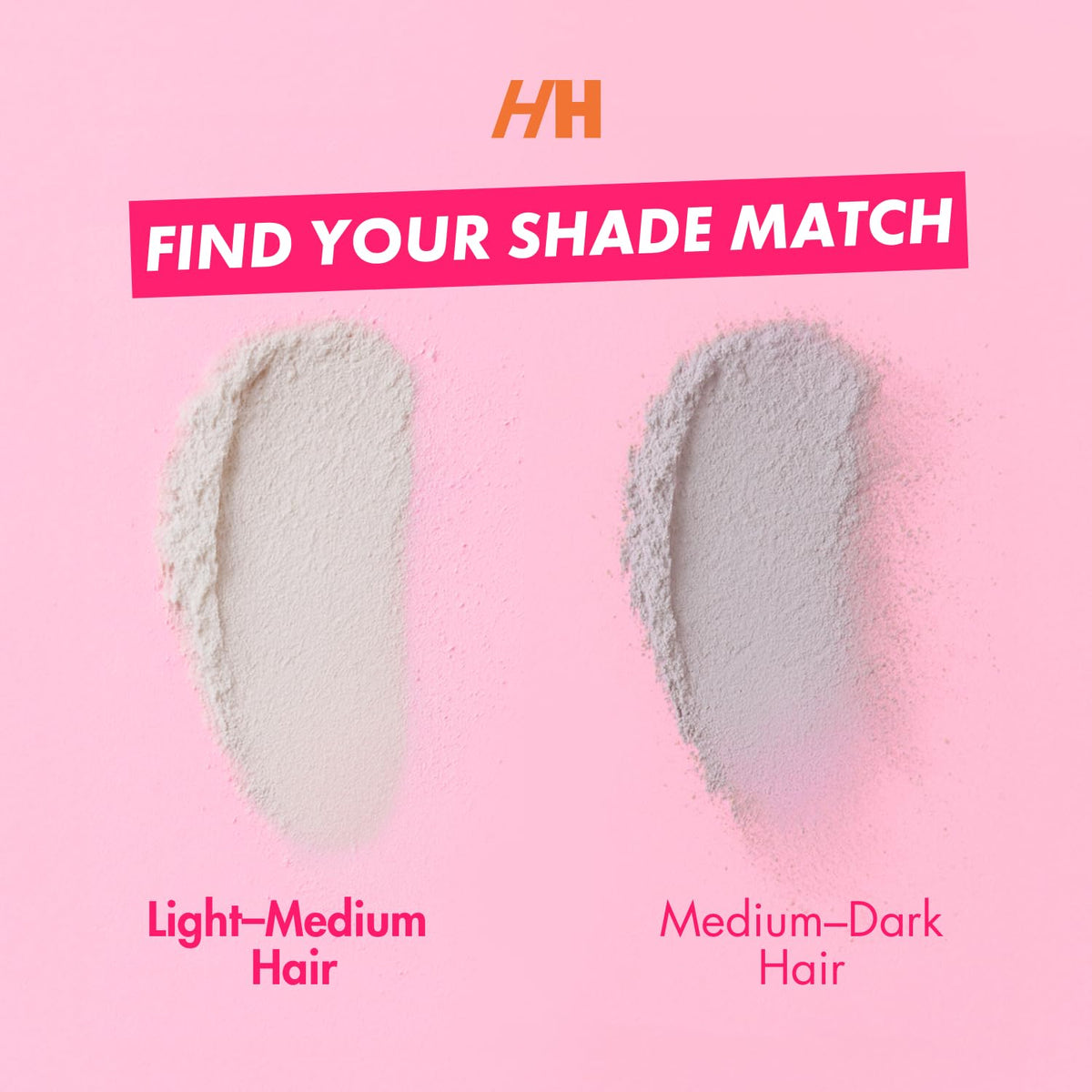 Handmade Heroes Non Aerosol Dry Shampoo Volume Powder application process