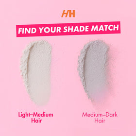 Handmade Heroes Non Aerosol Dry Shampoo Volume Powder application process
