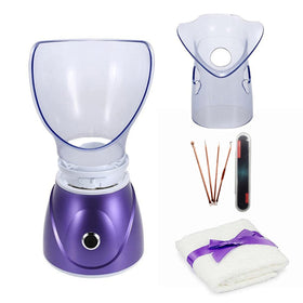 Hann Facial Steamer purple model front view