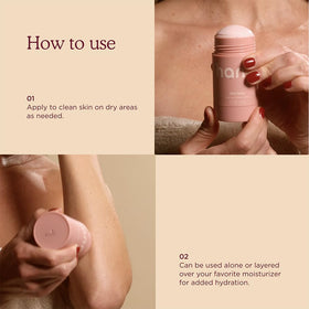 HANNI Fatty Body Moisturizer Stick with ingredients display