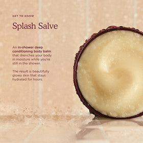 HANNI Splash Salve In-Shower Moisture application on skin