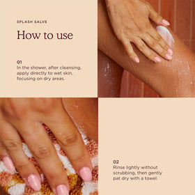HANNI Splash Salve ingredients list on packaging