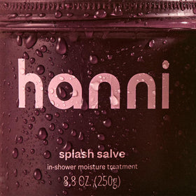 HANNI Splash Salve packaging side view