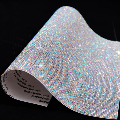 HANWER Bling Rhinestone Sheet front view with AB colour