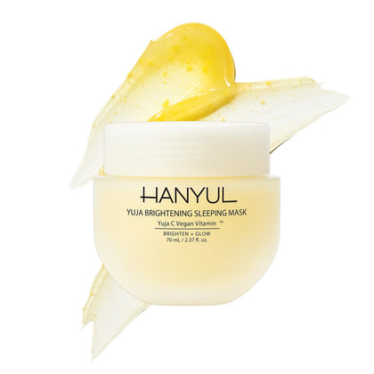 Hanyul Yuja Sleeping Mask front view with packaging