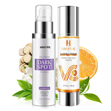 HANYWIL Dark Spot Remover Serum front view with packaging