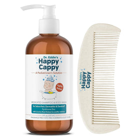 Happy Cappy Cradle Cap Medicated Shampoo 8 fl oz front view