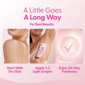HAPPY CURVES All Over Whole Body Deodorant Tahitian Vanilla side view