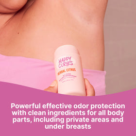 HAPPY CURVES deodorant with Tahitian vanilla scent