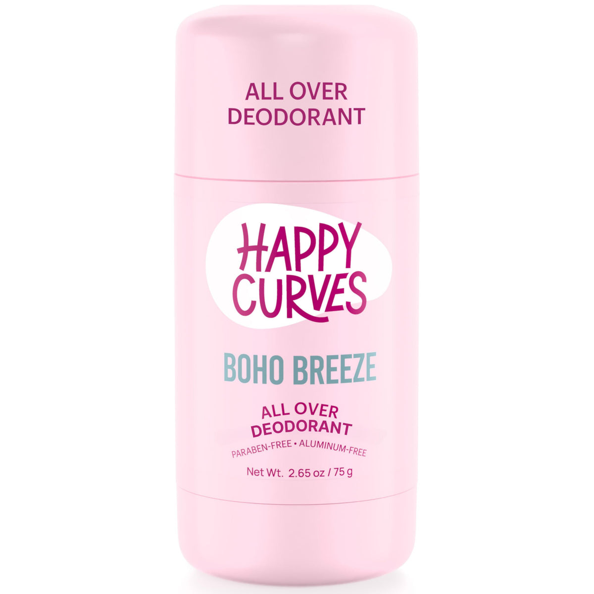 HAPPY CURVES Whole Body Deodorant 2.65oz front view