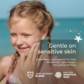 Happy Ocean Kids Reef Safe Mineral Sunscreen SPF 45 with natural ingredients