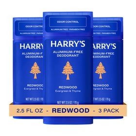 Harry's Aluminum Free Deodorant for Men 3-Pack with Redwood scent