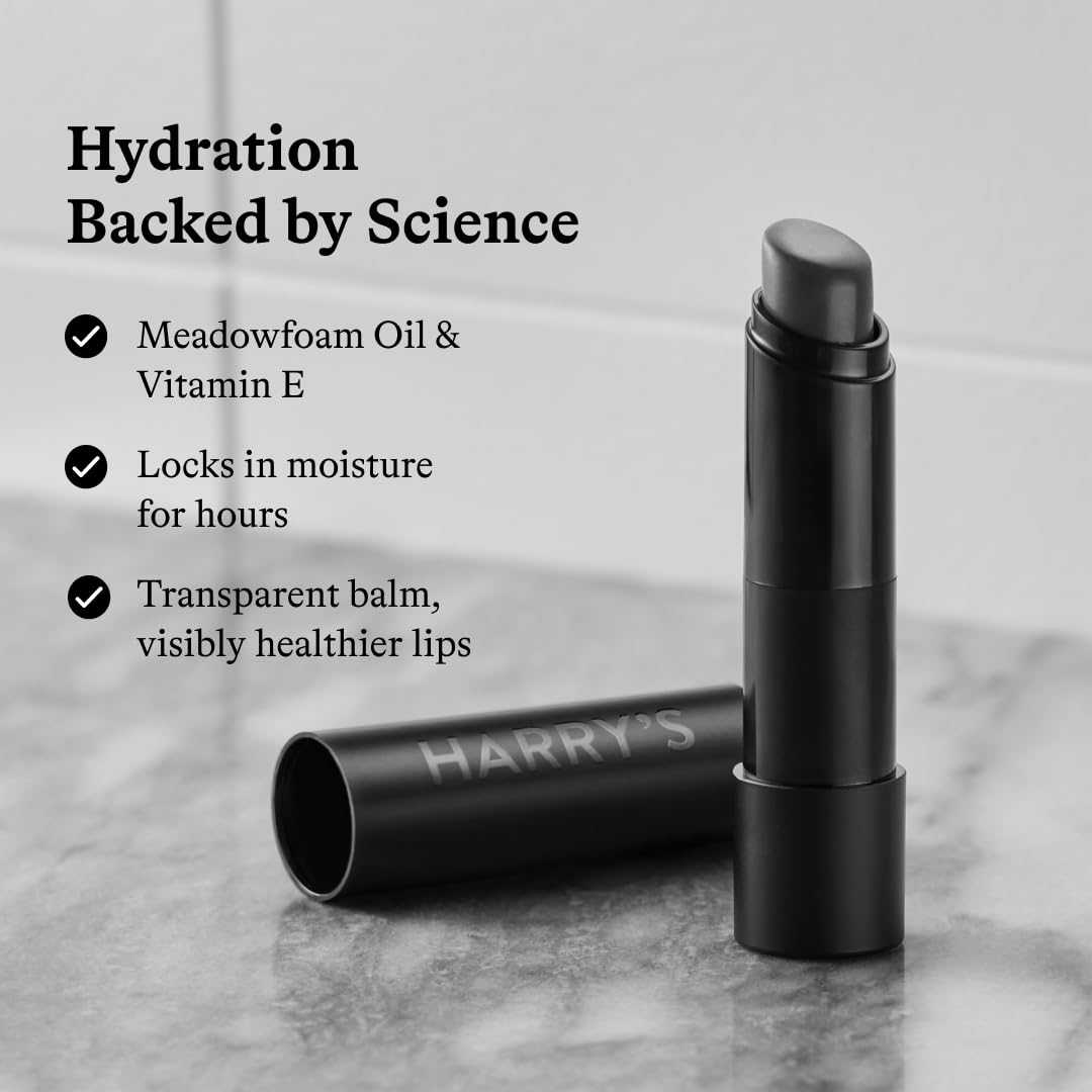 Harry's Black Lip Balm packaging details