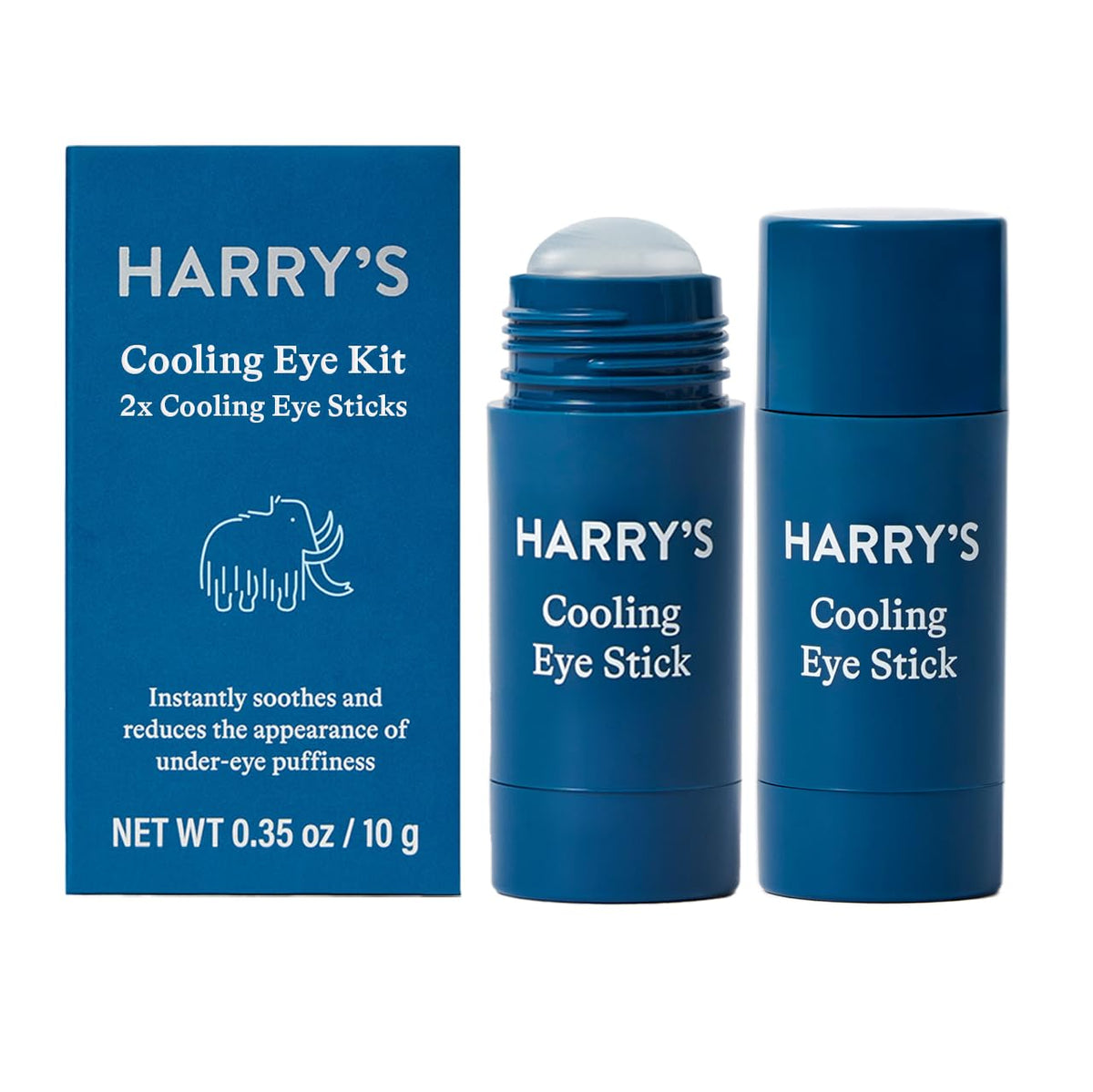Harry's Cooling Eye Stick Refills pack of 2 front view