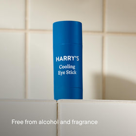 Harry's Cooling Eye Stick with natural ingredients displayed