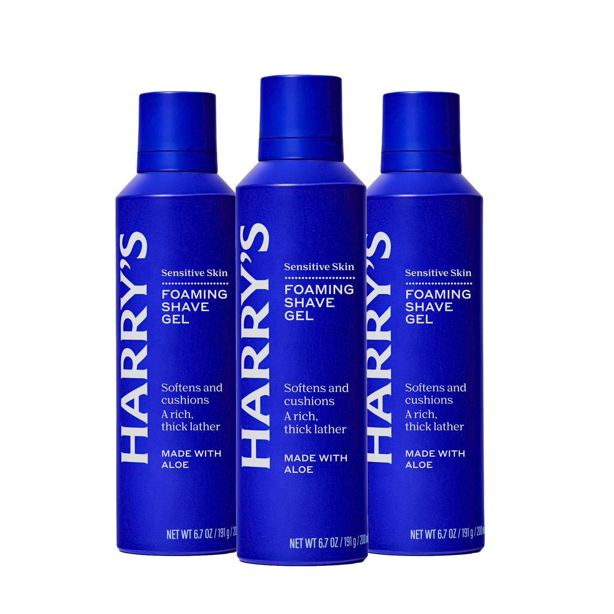 Harry's Foaming Shave Gel 6.7oz front view