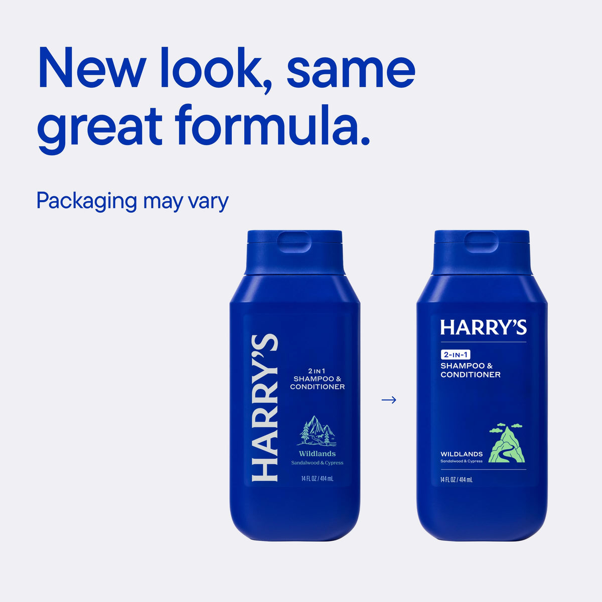 Harry's Men's 2 in 1 Shampoo and Conditioner Wildlands Scent close-up of ingredients